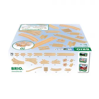 Set de joaca Brio - Sine Deluxe, 70 piese