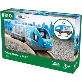 Set de joaca Brio - Tren de calatori, cu baterii
