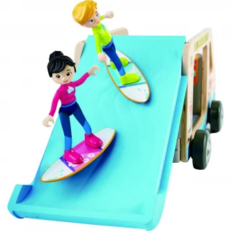 Set de joaca din lemn Hape - Furgoneta de aventura
