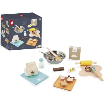 Set de joaca din lemn Janod - Atelierul de patiserie