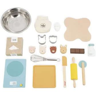 Set de joaca din lemn Janod - Atelierul de patiserie