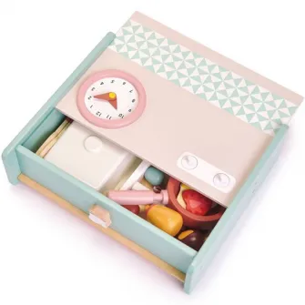 Set de joaca din lemn Tender Leaf Toys - Chicineta, 11 piese
