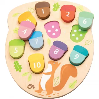 Деревянный игровой набор Tender Leaf Toys - Считаем желуди