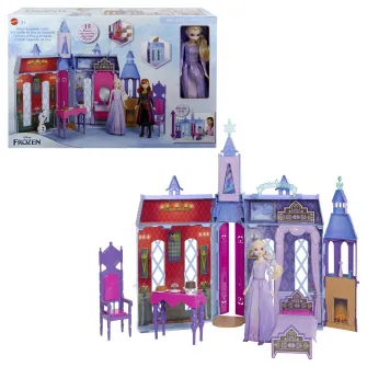 Set de joaca Disney Frozen - Castel cu accesorii si papusa Elsa