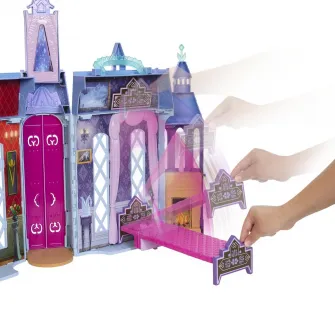 Set de joaca Disney Frozen - Castel cu accesorii si papusa Elsa