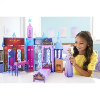 Set de joaca Disney Frozen - Castel cu accesorii si papusa Elsa