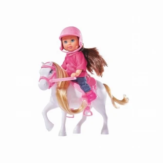 Set de joaca Evi Love - Ponei alb, 12 cm