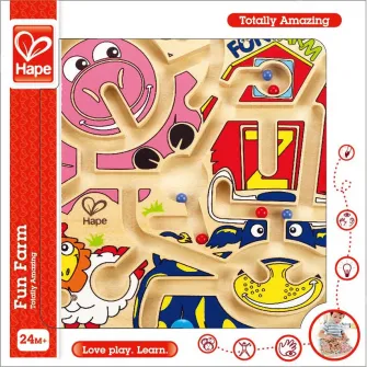 Set de joaca Hape, Labirint magnetic - Ferma distractiva