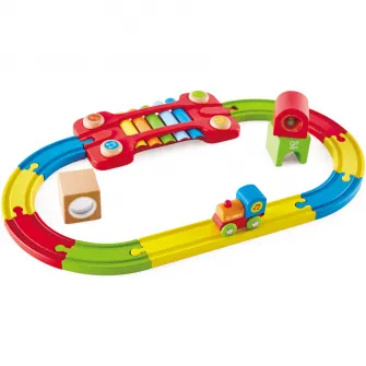 Set de joaca Hape - Sina de tren senzoriala