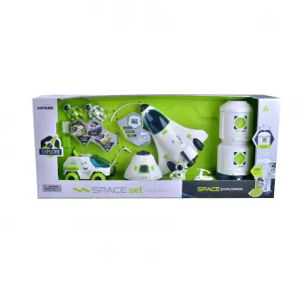 Set de joaca M-Toys Statia Spatiala 4 in 1 cu lumini si sunete