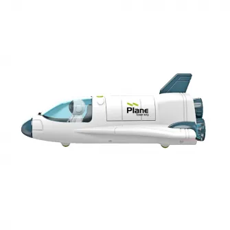 Set de joaca M-Toys Statia Spatiala cu lumini si sunete, 4 piese