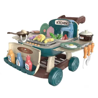 Set de joaca Mappy Cos supermarket transformabil, cu accesorii, Verde