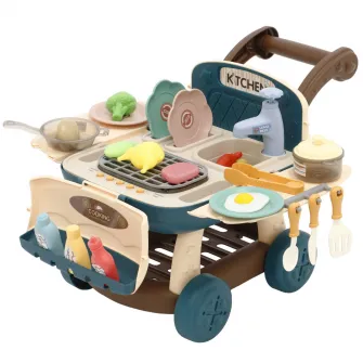 Set de joaca Mappy Cos supermarket transformabil, cu accesorii, Verde