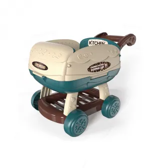 Set de joaca Mappy Cos supermarket transformabil, cu accesorii, Verde