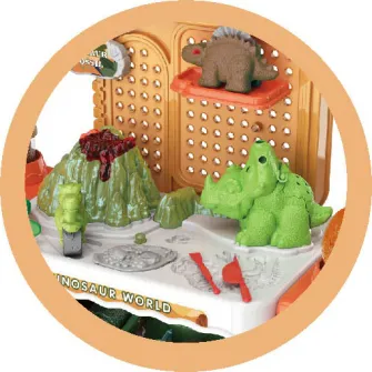Игровой набор Mappy Dinosaur World, с пластилином, 36 деталей