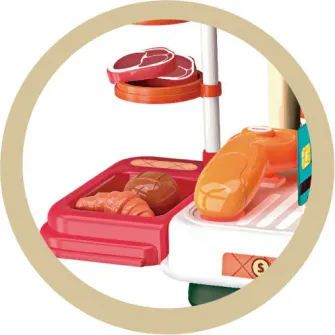 Set de joaca Mappy Happy Shopping - Supermarket, 51 piese