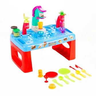 Set de joaca Mappy - Laboratorul de inghetata, plastilina cu 37 accesorii