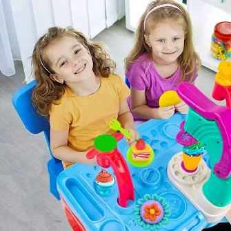 Set de joaca Mappy - Laboratorul de inghetata, plastilina cu 37 accesorii