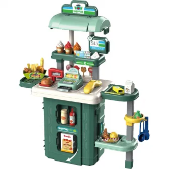 Set de joaca Mappy Mobile Shopping, Supermarket 3in1, 59 piese