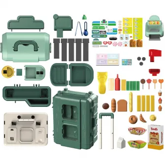 Set de joaca Mappy Mobile Shopping, Supermarket 3in1, 59 piese