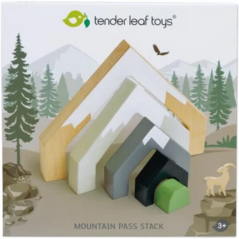 Set de joaca Tender Leaf Toys - Pasaj prin munte, 5 piese