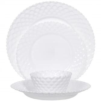 Set de masa Eljado, 16 piese, opal