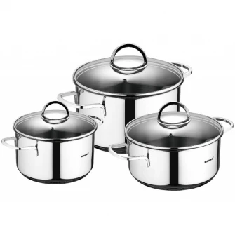 Set de oale Bergner Classic, 6 piese, inox