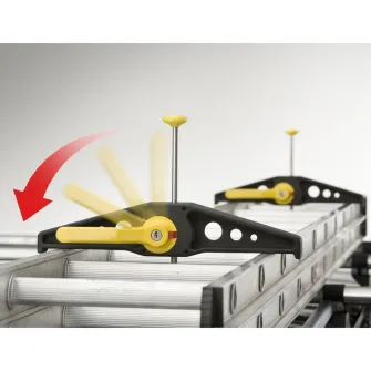 Set de prins scari cu 1, 2 sau 3 tronsoane pe masina, Rhino SafeClamp