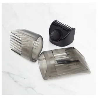 Set de tuns barba Remington The Crafter MB4050, Acumulator, 0.4-35 mm, Pelerina, Foarfeca, Negru