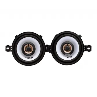 Set difuzoare auto coaxial Alpine SXE-Series, SXE-0825S, 3-1/2” (8.6cm), 2 cai, 150W, 20W RMS