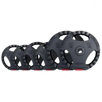 Set discuri cu prindere umplute cu ciment, Gorilla Sport, 17,5 Kg, 30/31mm