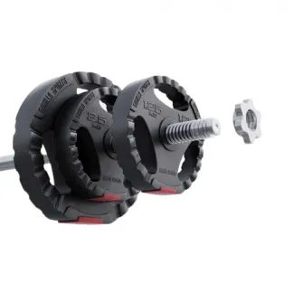 Set discuri cu prindere umplute cu ciment, Gorilla Sport, 17,5 Kg, 30/31mm