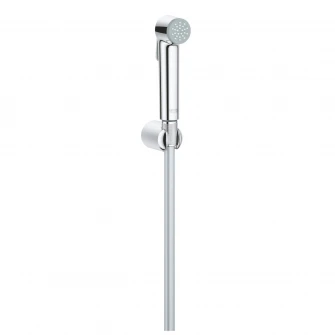Set dus igienic Grohe Tempesta-F Trigger 26353000, suport, furtun 1.5 m, anti-calcar, crom