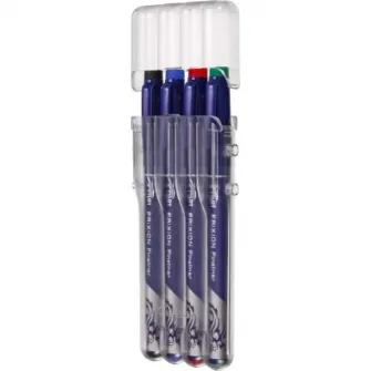 Set evolutive Pilot Frixion fineliner albastru negru rosu verde 4/Set Pilot