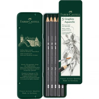 Набор Faber-Castell 5 шт. Графитовый карандаш акварелью