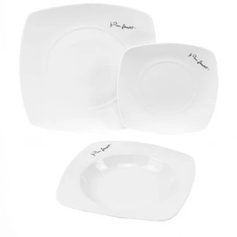 Set farfurii Lamart, dreptunghiulare, 6 buc
