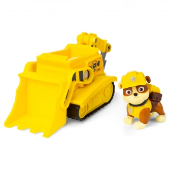 Set figurina cu vehicul Paw Patrol - Rubble, Bulldozer