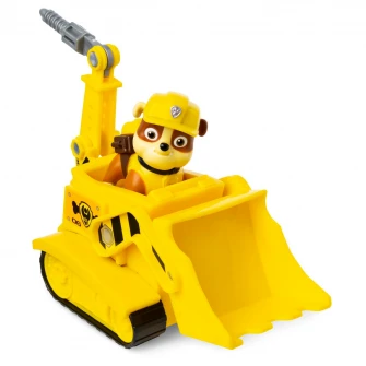 Set figurina cu vehicul Paw Patrol - Rubble, Bulldozer
