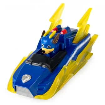 Set figurina cu vehicul Paw Patrol True Metal - Charged Up, Chase