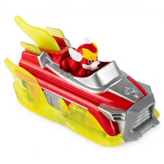 Set figurina cu vehicul Paw Patrol True Metal - Charged Up, Marshall