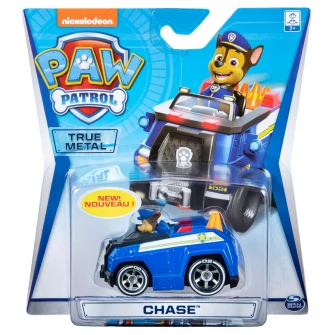 Набор фигурок с автомобилем Paw Patrol True Metal - Chase