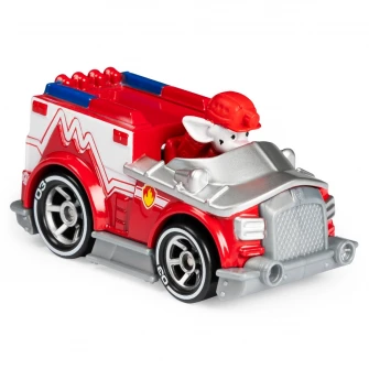 Set figurina cu vehicul Paw Patrol True Metal - Marshall