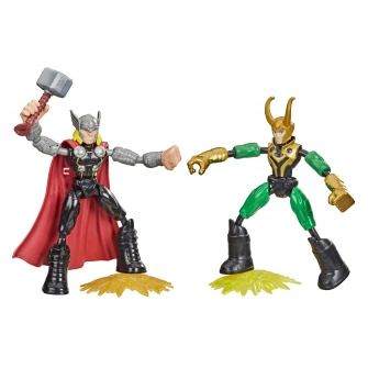 Set figurine Avengers, Bend and Flex - Thor vs Loki