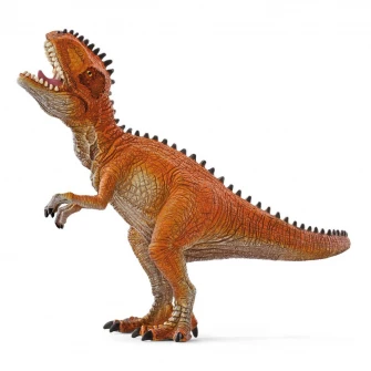 Set figurine Schleich, Autovehicul de teren cu adapost pentru dinozauri