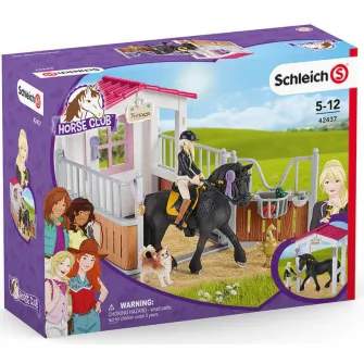 Set figurine Schleich, Horse Club, Staul pentru cai, Tori  Princess