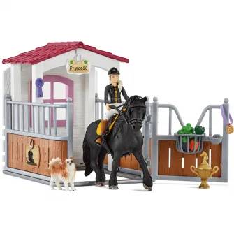 Set figurine Schleich, Horse Club, Staul pentru cai, Tori  Princess