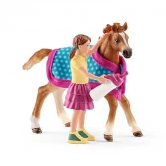 Set figurine Schleich, Manz cu patura