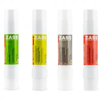 Set filtre apa Zass (4 filtre) pentru modelul de dozator ZWD 05 WF, ZWD 06 WF, ZWD 07 WF si ZWD 08 WF