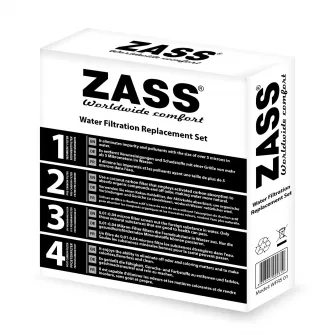 Set filtre apa Zass (4 filtre) pentru modelul de dozator ZWD 05 WF, ZWD 06 WF, ZWD 07 WF si ZWD 08 WF
