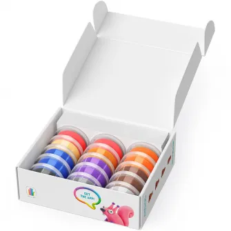 Set Hey Clay - Forest Animals, 15 cutii